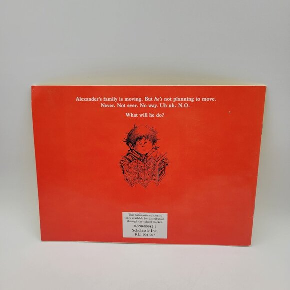 Judith Viorst Book Lot - Alexander BAD DAY & NOT GOING TO MOVE   - BK022 - Picture 8 of 9